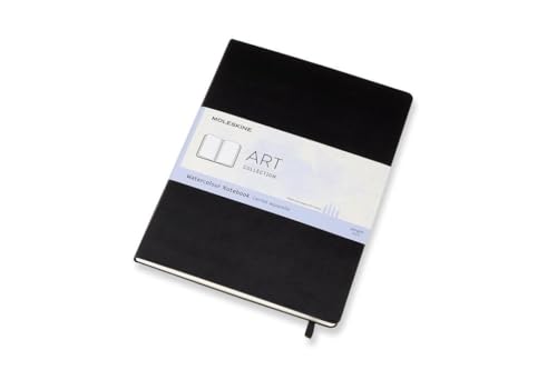 Moleskine Art Sketchbook, Hard Cover, Large (5" x 8.25") Plain/Blank, Black, 104 Pages