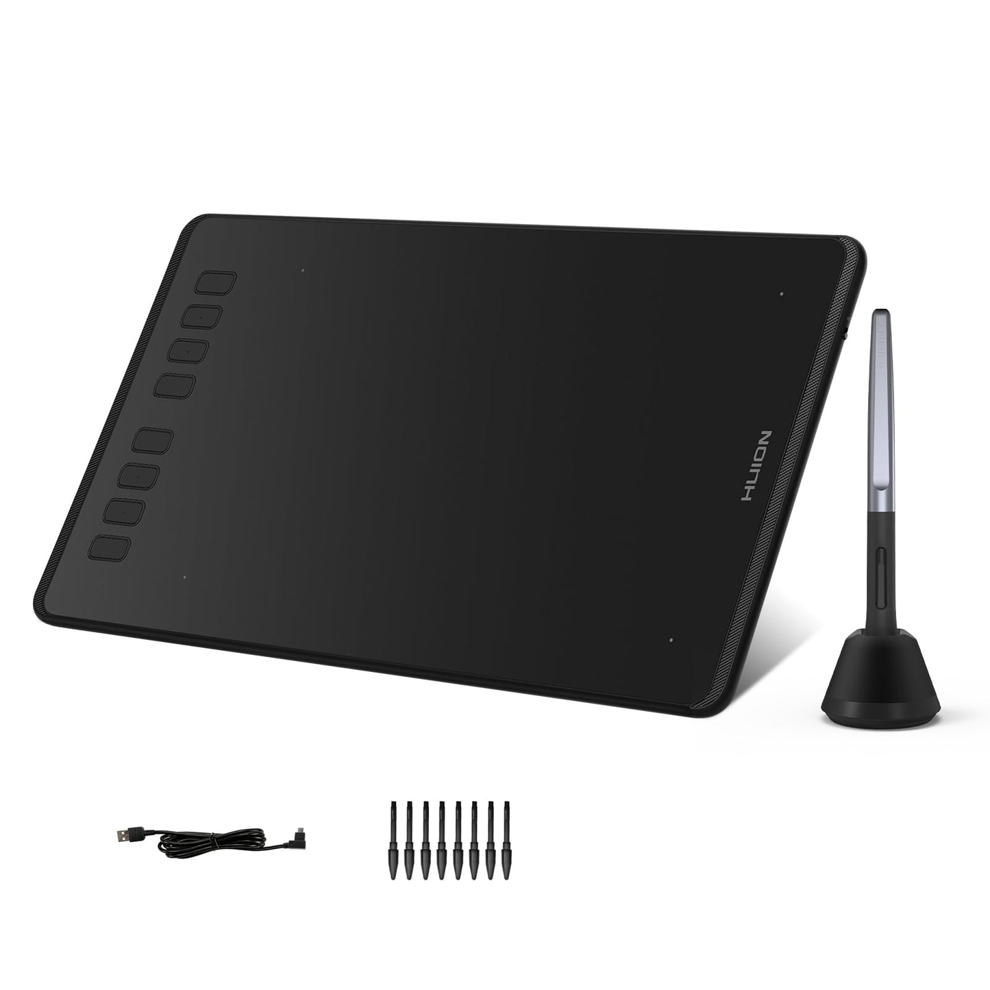 HUION Inspiroy H640P Drawing Tablet, 6x4 inch Art Tablet with Battery-Free Stylus, 8192 Pen Pressure, 6 Hot Keys, Graphics Tablet for Drawing, Writing, Design, Teaching, Work with Mac, PC & Mobile