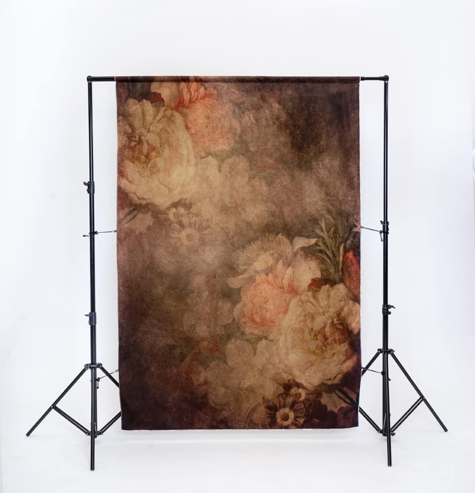 Kate 5x7ft Fine Art Floral Backdrop for Photography Painting Flowers Texture Headshot Portrait Background for Photographers Studio Props