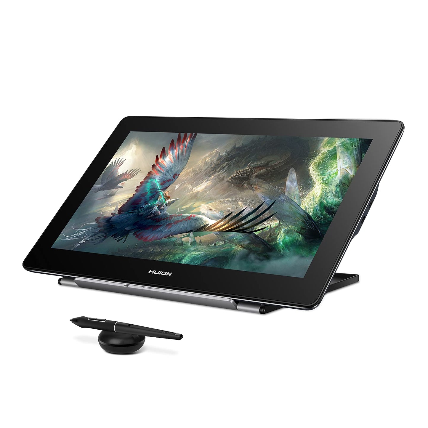 HUION KAMVAS Pro 13 Graphics Drawing Monitor with Stand, Full-Laminated Anti-Glare Screen Battery-Free Stylus 8192 Pen Pressure - 13.3 Inch Pen Tablet Display for Linux, Windows and Mac