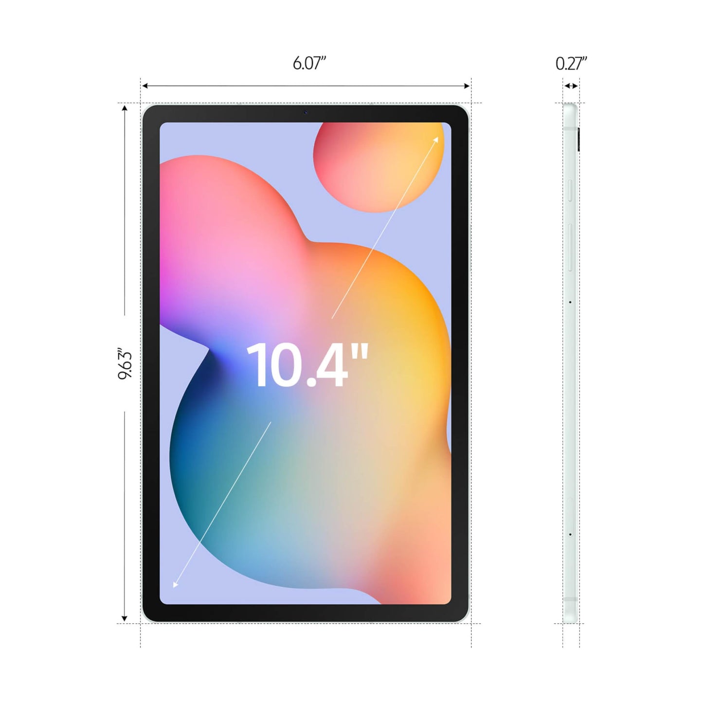 Samsung Galaxy Tab S6 Lite 10.4' 64GB WiFi Android Tablet, S Pen Included, Gaming Ready, Long Battery Life, Slim Metal Design, Expandable Storage, US Version, Oxford Gray, Amazon Exclusive