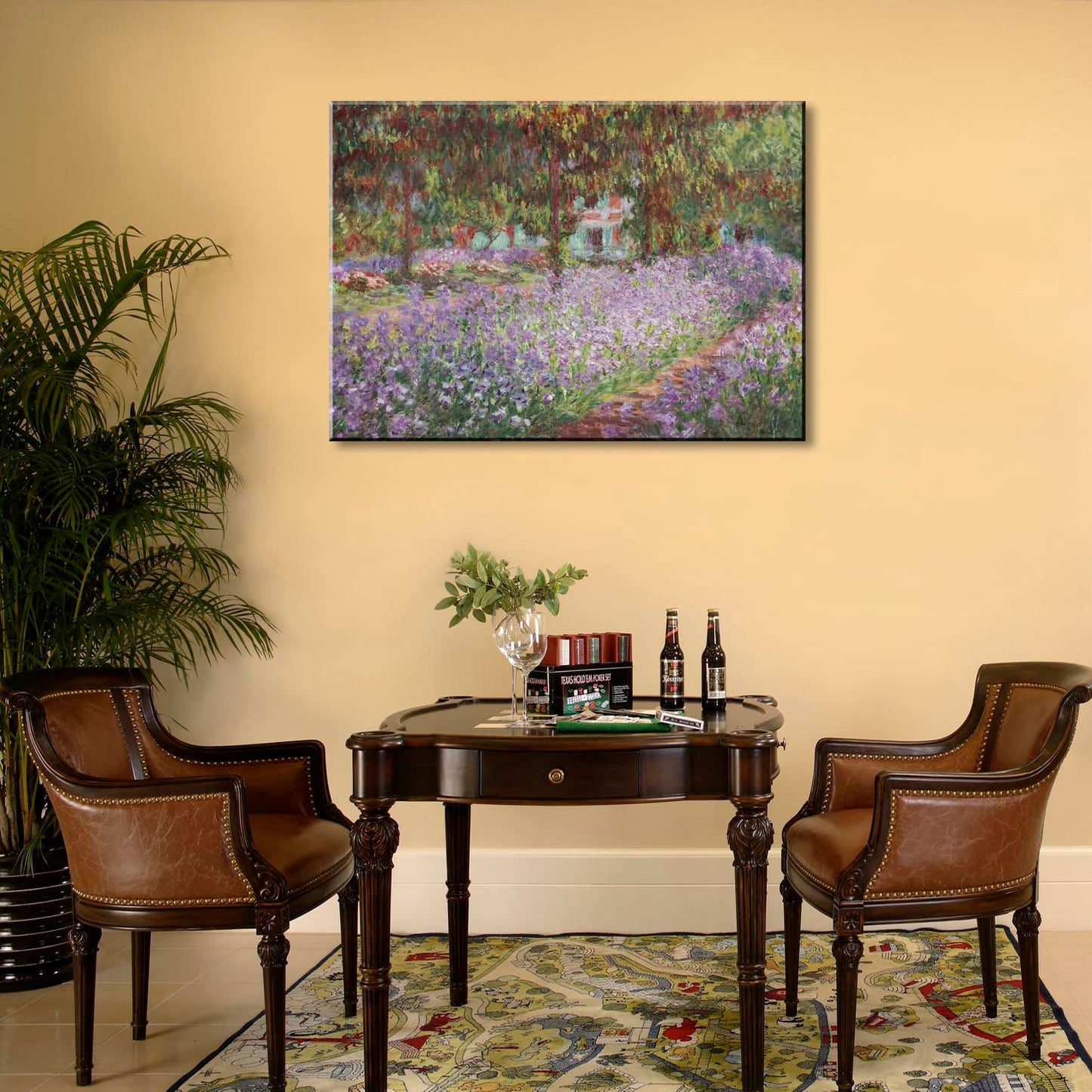 dgbtcart Large Water Lilies by Claude Monet Canvas Wall Art Classic Artwork Painting Print for Living Room Bedroom Office Wall Decor-24 x36