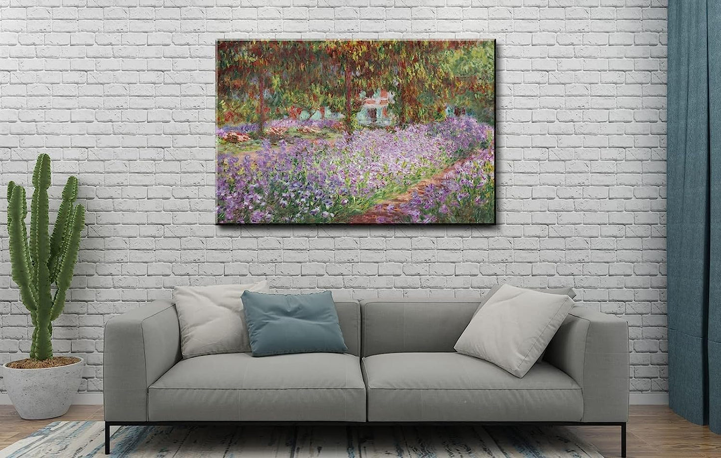 dgbtcart Large Water Lilies by Claude Monet Canvas Wall Art Classic Artwork Painting Print for Living Room Bedroom Office Wall Decor-24 x36