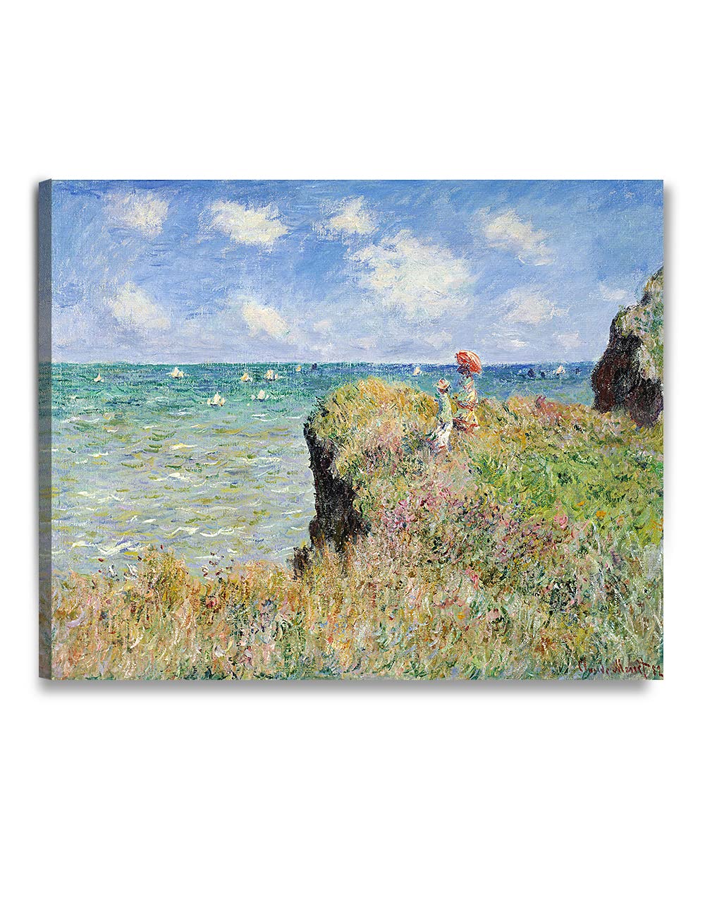 DECORARTS - Bouquet of Sunflowers Claude Monet Art Reproduction. Giclee Print& Museum Quality Framed Art for Wall Decor. Framed size: 26x22