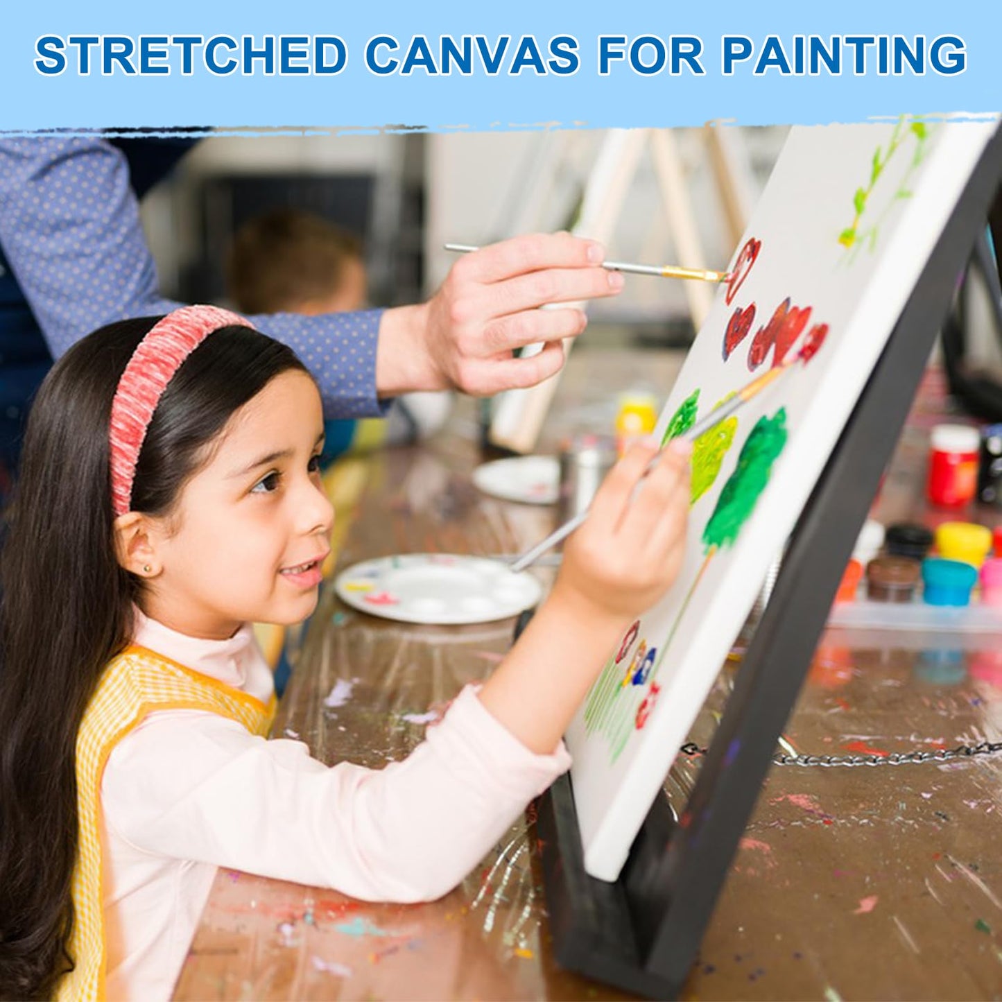 30 Pack Canvases for Painting with 4x4, 5x7, 8x10, 9x12, 11x14, 12x16, Painting Canvas for Oil & Acrylic Paint