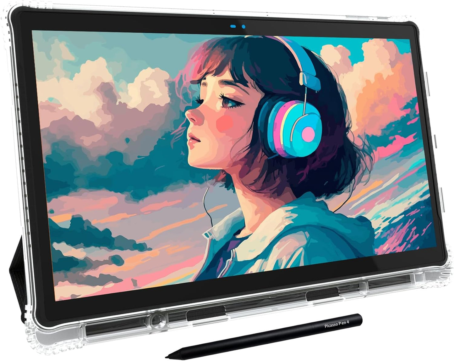 X14 Largest Standalone Drawing Tablet • PicassoTab • No Computer Needed • Pro Drawing Apps & Tutorials • 14 Inch Screen • Stylus Pen • Portable • Best Gift for a Digital Graphic Artist • PCX14