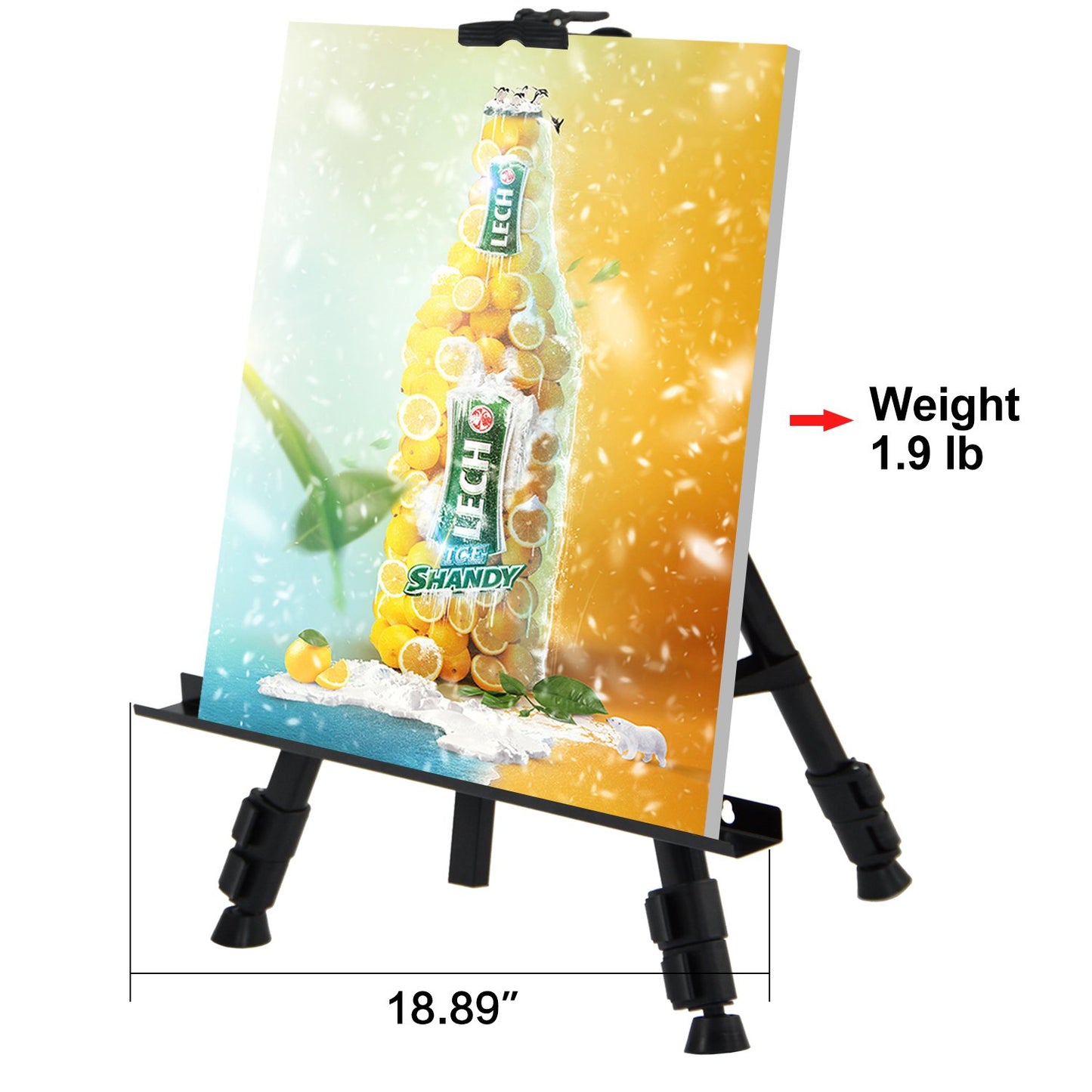 Portable Artist Easel Stand for Painting - Adjustable Height Painting Easel with Bag - Tabletop Art Easel for Painting Canvas Stand, Poster Stand & Wedding Signs Stand - Metal Tripod- 66 inches 2 Pack