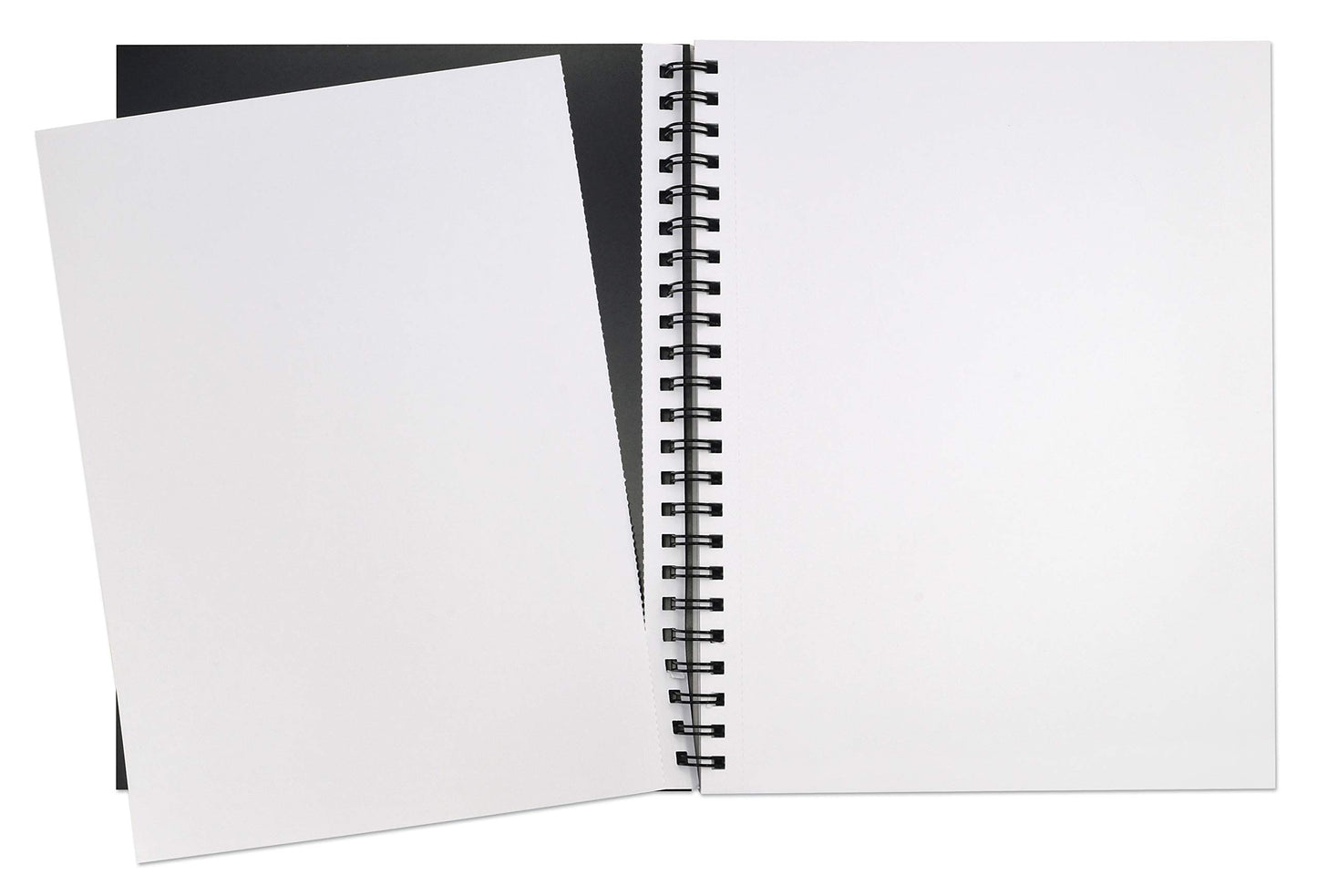 UCreate Poly Cover Sketch Book, Heavyweight, 6" x 9", Black, 75 Sheets