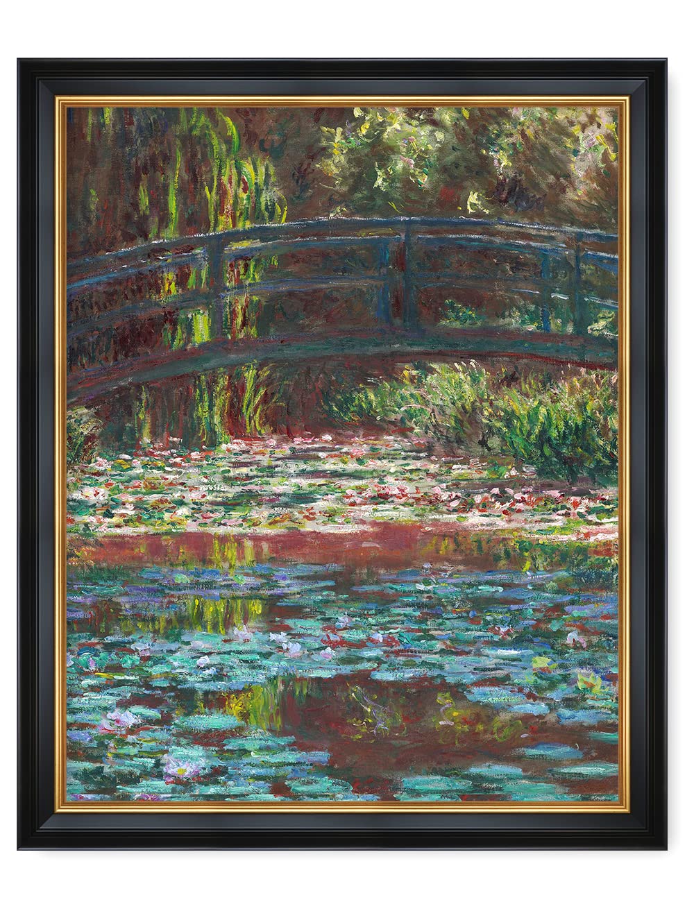 DECORARTS - Bouquet of Sunflowers Claude Monet Art Reproduction. Giclee Print& Museum Quality Framed Art for Wall Decor. Framed size: 26x22