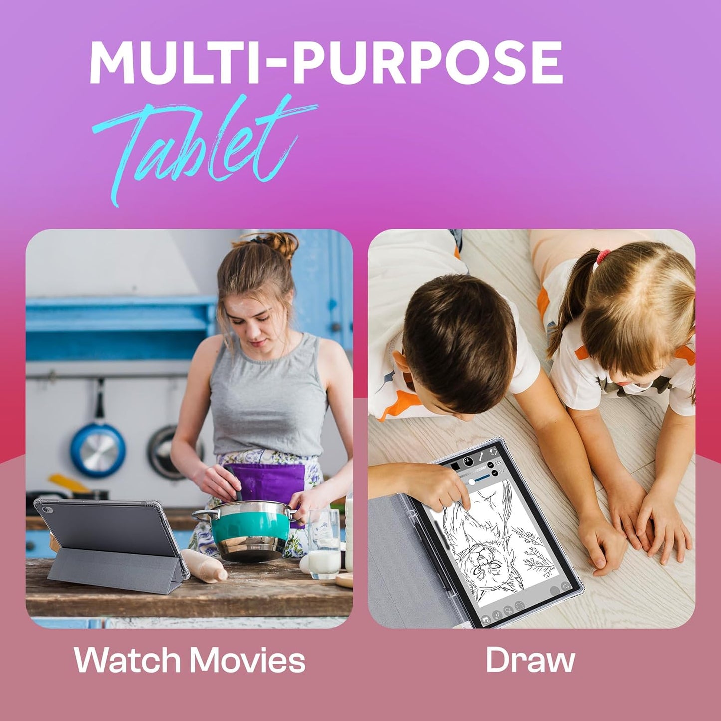 X14 Largest Standalone Drawing Tablet • PicassoTab • No Computer Needed • Pro Drawing Apps & Tutorials • 14 Inch Screen • Stylus Pen • Portable • Best Gift for a Digital Graphic Artist • PCX14