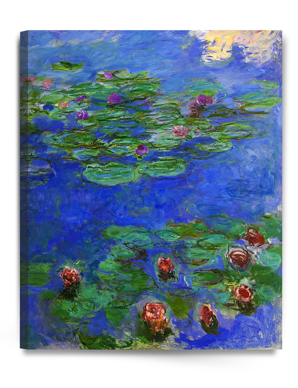 DECORARTS - Bouquet of Sunflowers Claude Monet Art Reproduction. Giclee Print& Museum Quality Framed Art for Wall Decor. Framed size: 26x22