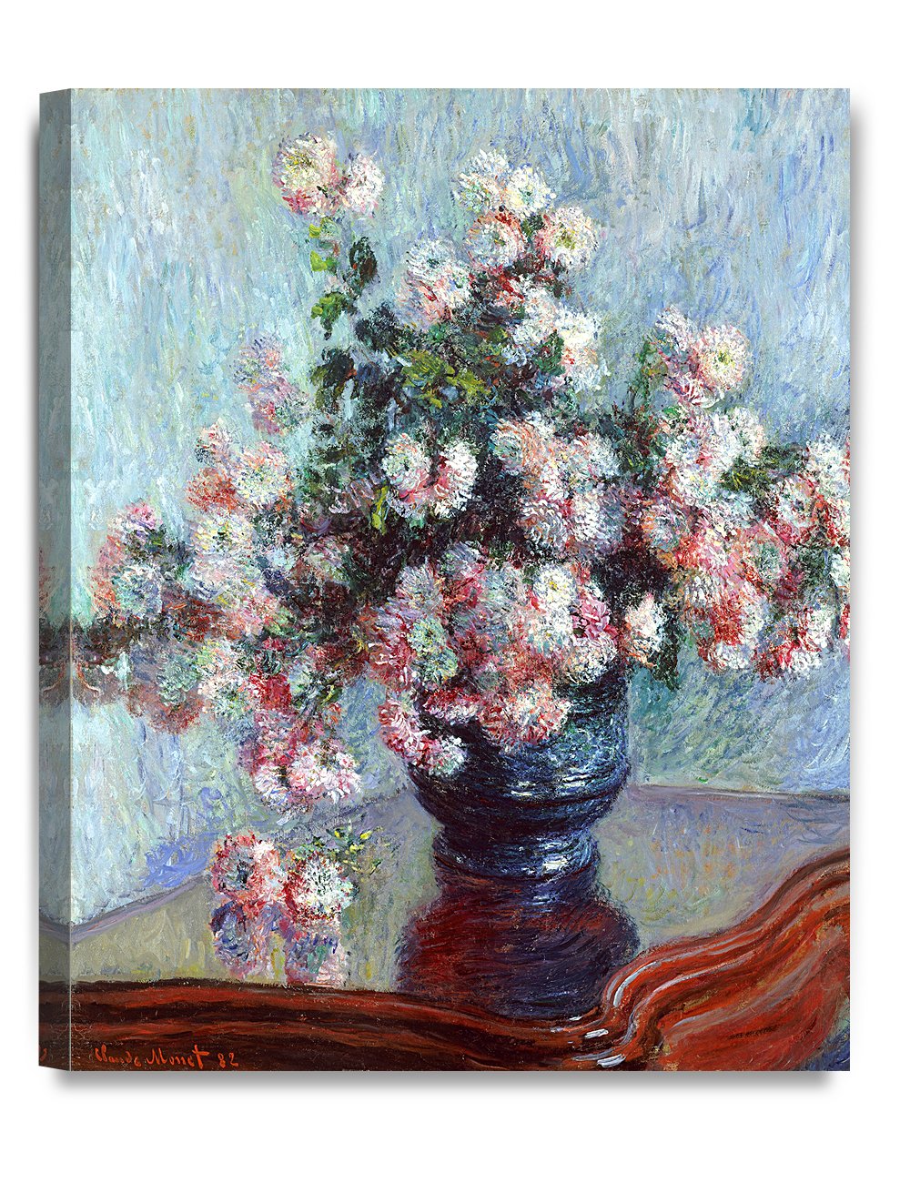 DECORARTS - Bouquet of Sunflowers Claude Monet Art Reproduction. Giclee Print& Museum Quality Framed Art for Wall Decor. Framed size: 26x22