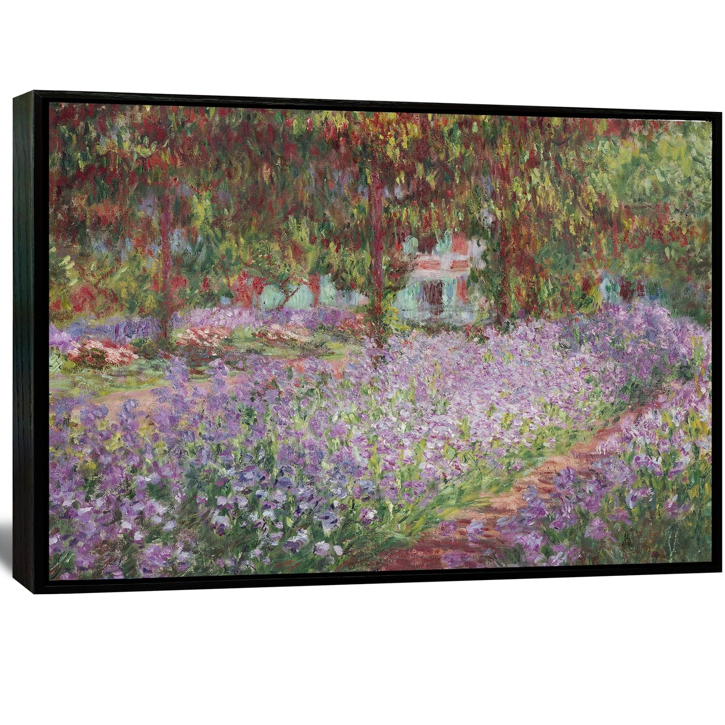 dgbtcart Large Water Lilies by Claude Monet Canvas Wall Art Classic Artwork Painting Print for Living Room Bedroom Office Wall Decor-24 x36