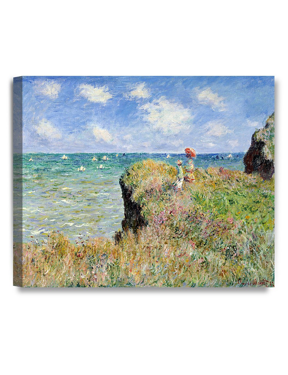 DECORARTS - Bouquet of Sunflowers Claude Monet Art Reproduction. Giclee Print& Museum Quality Framed Art for Wall Decor. Framed size: 26x22