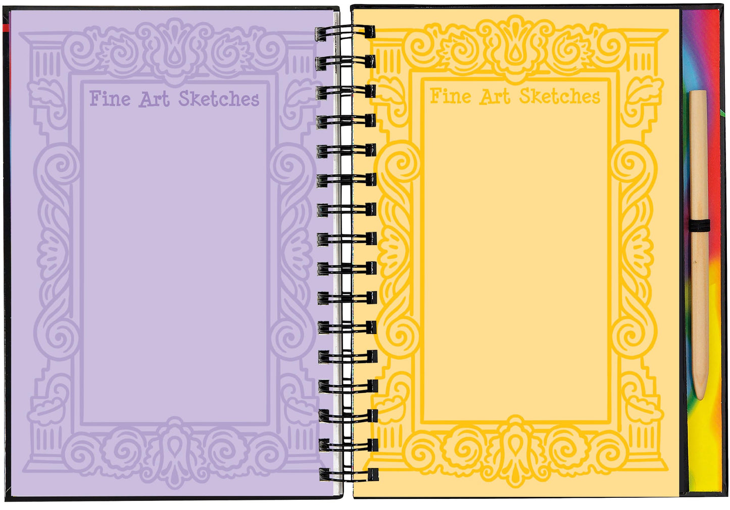 Scratch & Sketch Fine Art (Trace Along)