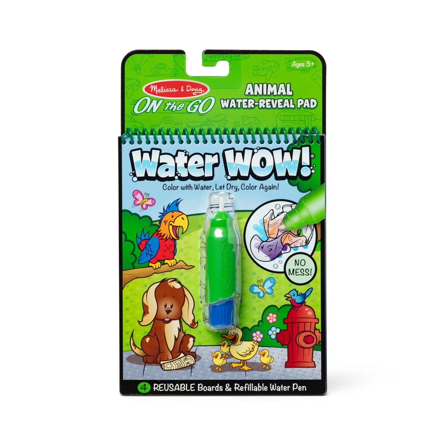 Melissa & Doug On The Go Water Wow! Reusable Water-Reveal Activity Pad – Dinsoaur Books, Stocking Stuffers, Arts And Crafts Toys For Kids Ages 3+