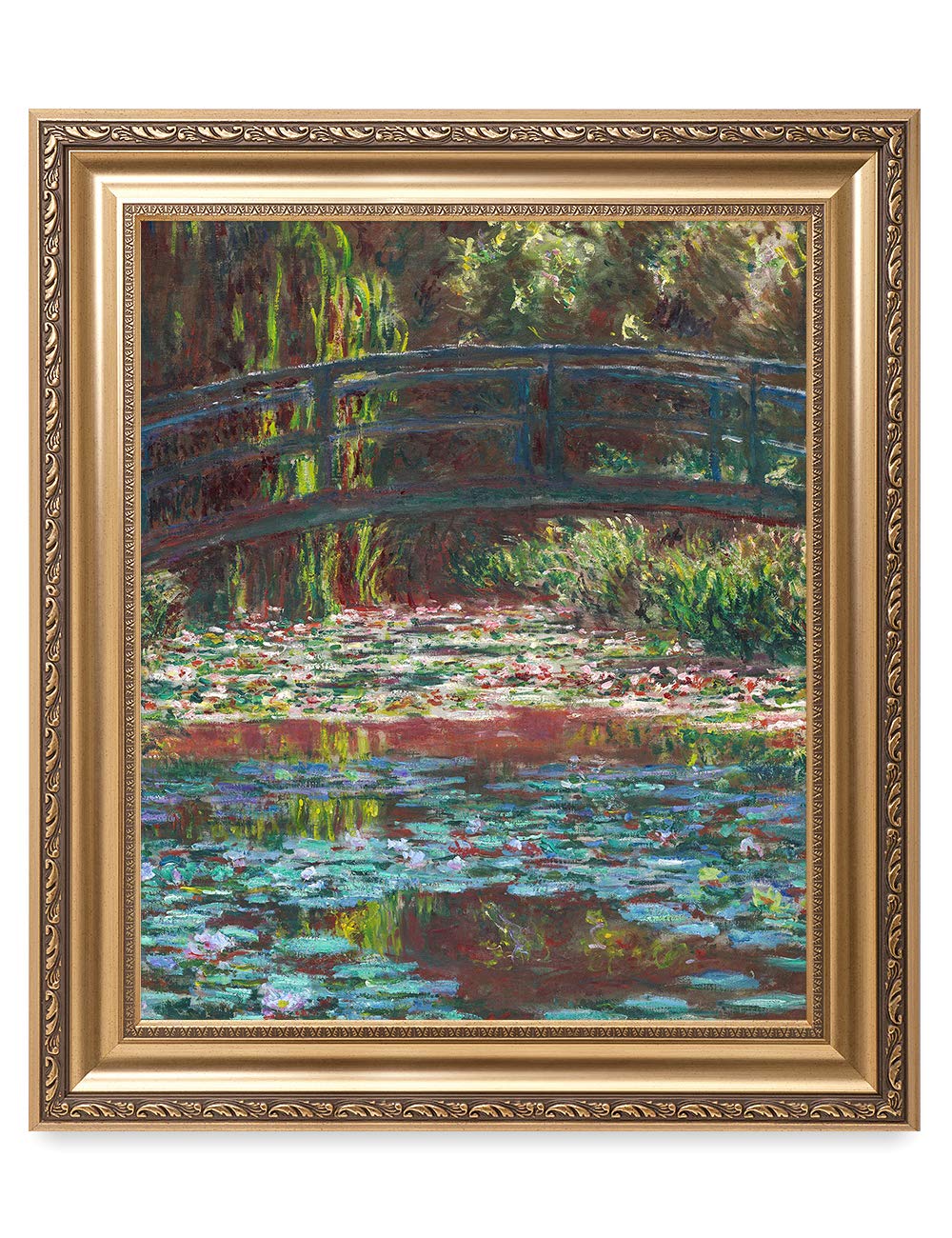 DECORARTS - Bouquet of Sunflowers Claude Monet Art Reproduction. Giclee Print& Museum Quality Framed Art for Wall Decor. Framed size: 26x22