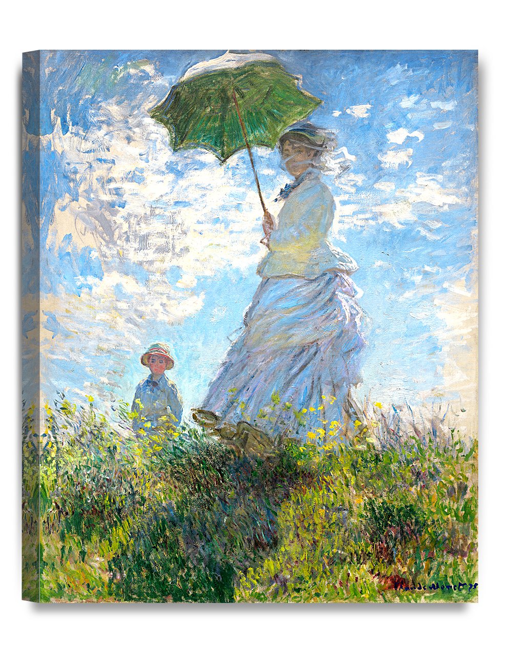 DECORARTS - Bouquet of Sunflowers Claude Monet Art Reproduction. Giclee Print& Museum Quality Framed Art for Wall Decor. Framed size: 26x22