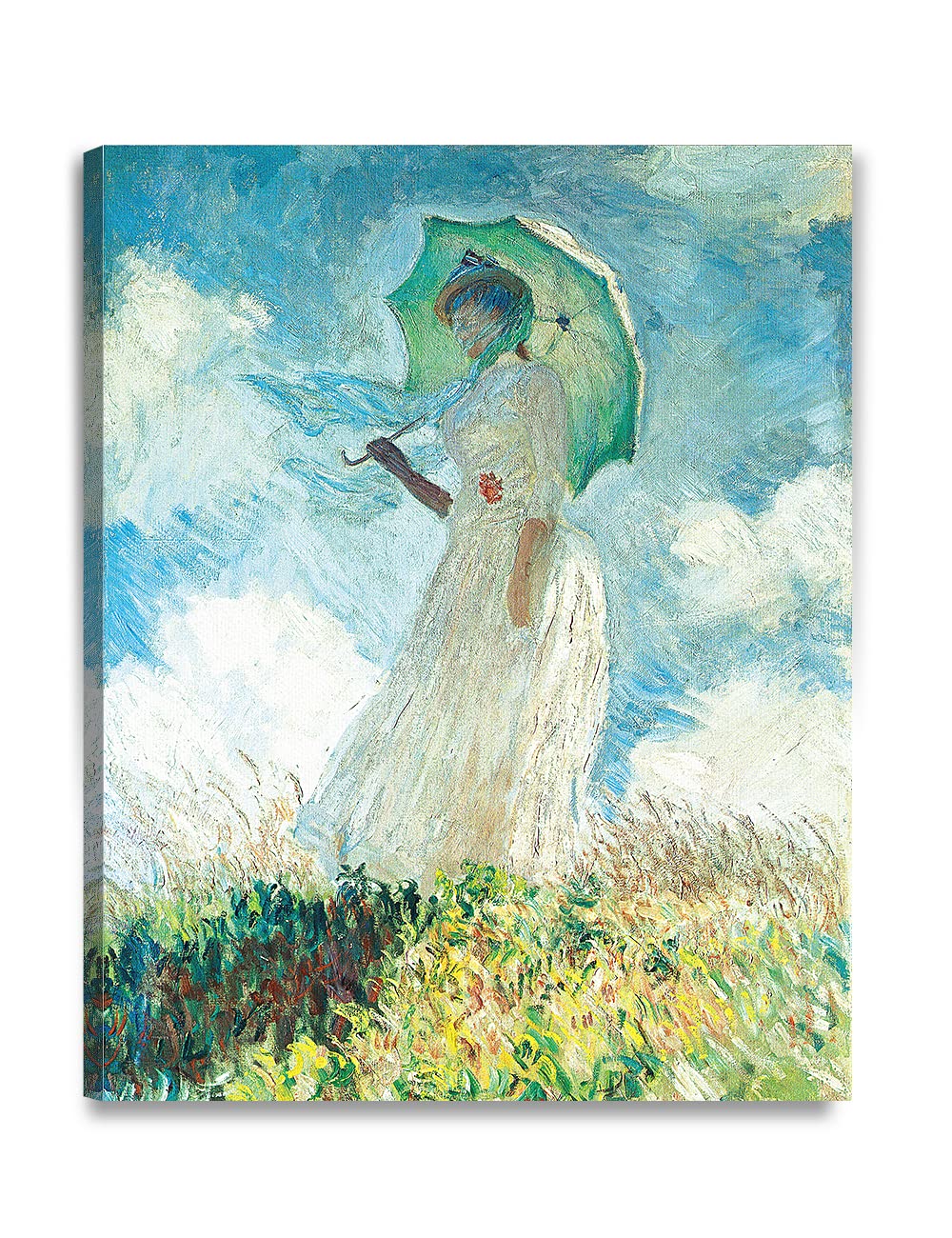 DECORARTS - Bouquet of Sunflowers Claude Monet Art Reproduction. Giclee Print& Museum Quality Framed Art for Wall Decor. Framed size: 26x22