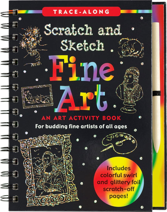 Scratch & Sketch Fine Art (Trace Along)