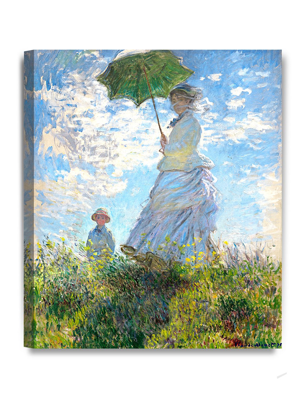 DECORARTS - Bouquet of Sunflowers Claude Monet Art Reproduction. Giclee Print& Museum Quality Framed Art for Wall Decor. Framed size: 26x22