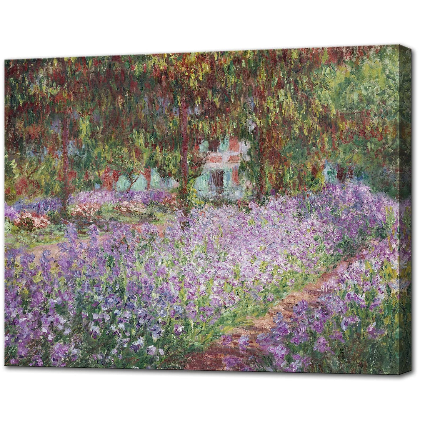 dgbtcart Large Water Lilies by Claude Monet Canvas Wall Art Classic Artwork Painting Print for Living Room Bedroom Office Wall Decor-24 x36